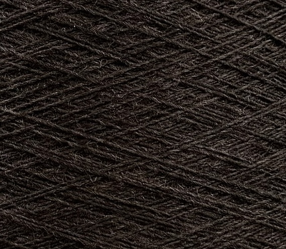 Botto Poala Art. Supergeelong Nm 1/15 – Merino Supergeelong Garn col. 780 Dunkelbraun Mélange